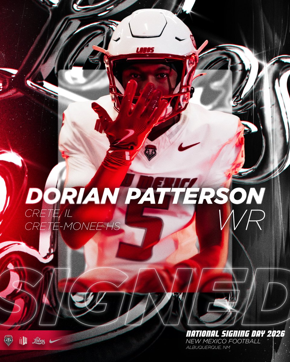 First one of the day‼️ Let’s welcome <a href="/Dorian_Patterso/">Dorian Patterson</a> to the family 🤝

#GoLobos | 🐺⬆️ | #NSD26