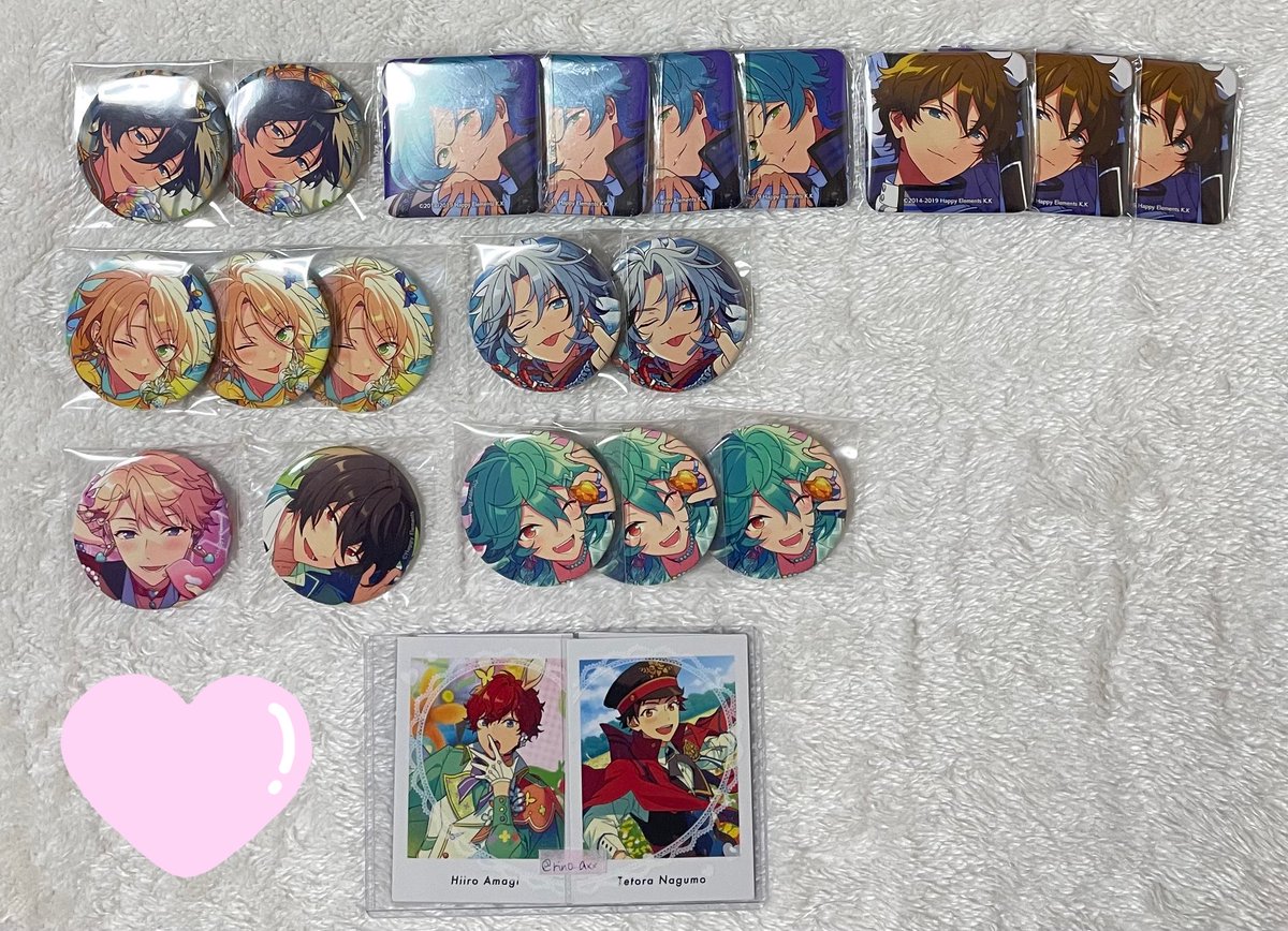 あんスタ フィーチャー イベコレ イベコレ スタライ 缶バッジ 交換 譲