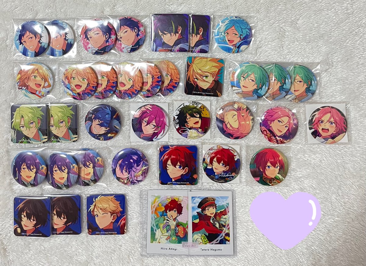 あんスタ フィーチャー イベコレ イベコレ スタライ 缶バッジ 交換 譲