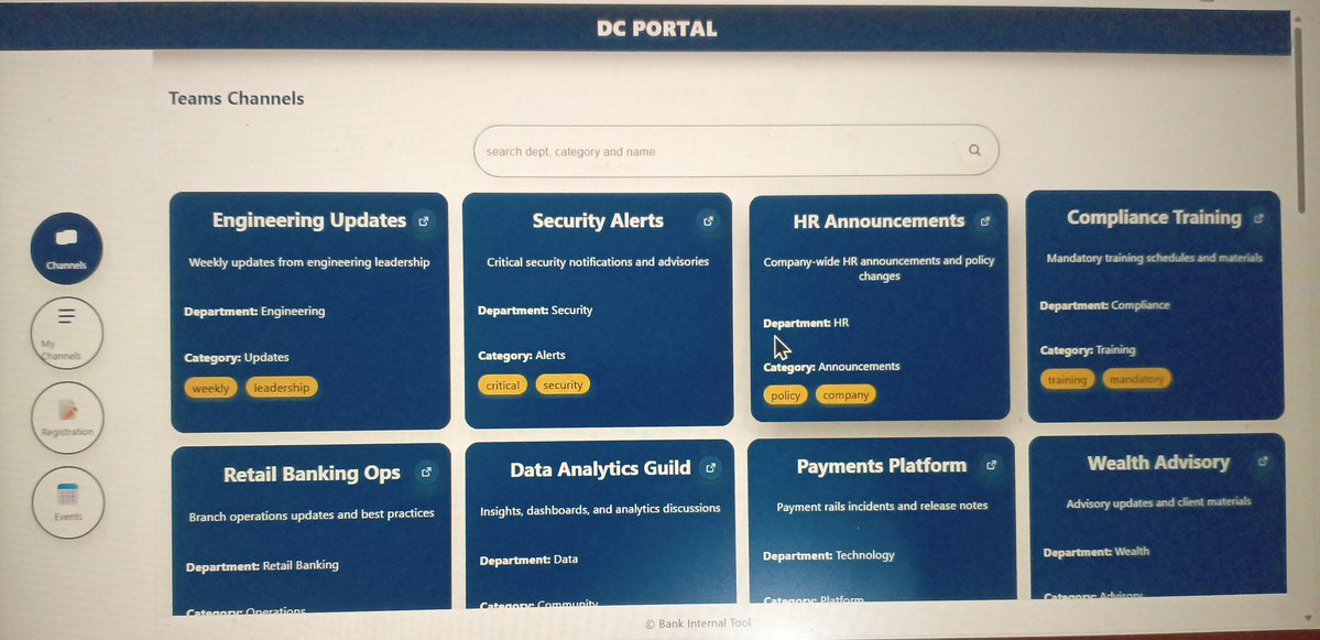 Nish_corner's tweet image. Joined the GitHub Copilot event at work and built a Teams channel discovery portal. No clue if the idea is genius, but I vibed my way through the coding. 
Officially in my vibe-coding era 😄✨
#github_copilot
#vibecoder