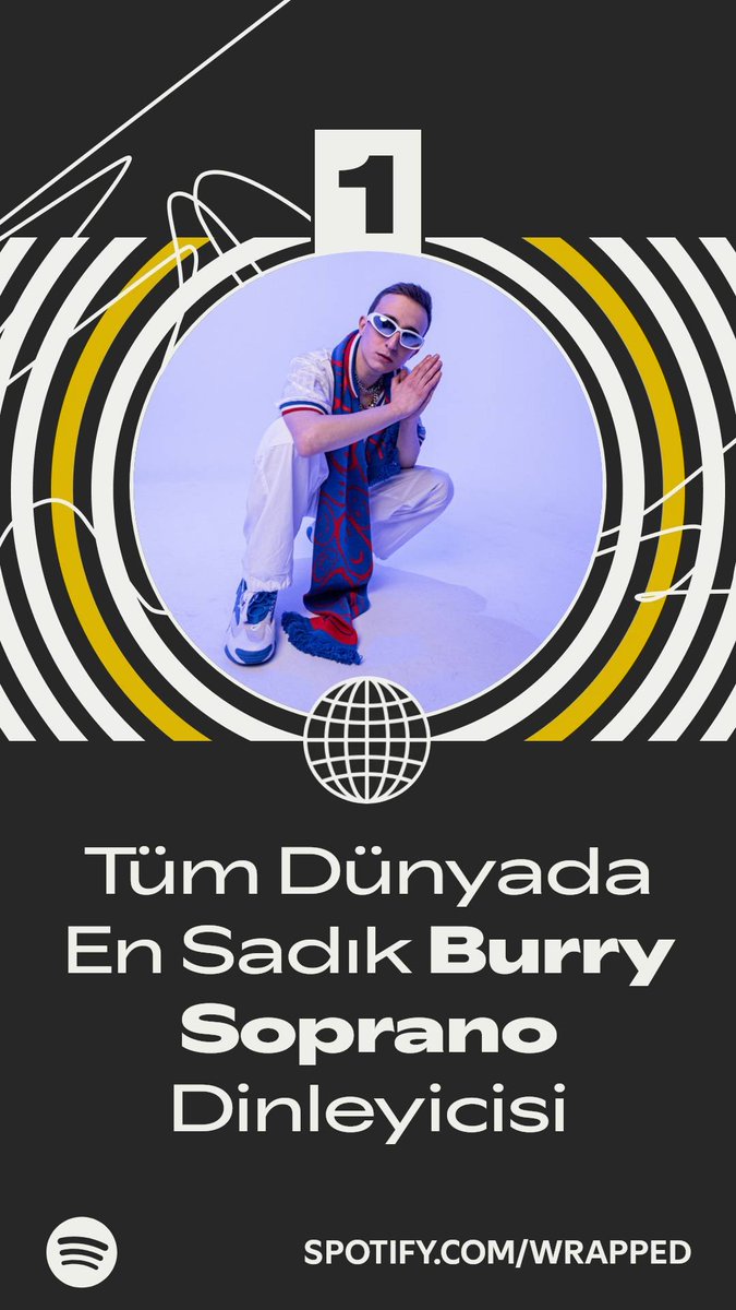 Bir gün Burry Soprano dinleyen 1 kisi kalırsa eğer o ben olacağım #SpotifyWrapped