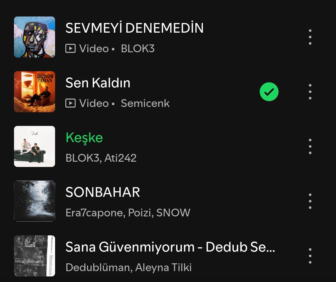 en alttakileri bile 3-5 yerde duymuşluğumuz var listede 3 olmuş bir kere duymadım nasıl bir bot bastınız amk ya