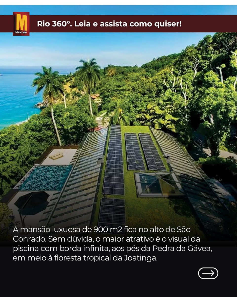Manchete_360's tweet photo. Visitamos a casa de temporada ícone do Rio de Janeiro, escolhida por muitos artistas e também utilizada como locação para gravação de filmes e novelas.

Confira a matéria completa no nosso site ou Youtube! https://t.co/lOt7Xm9zfv