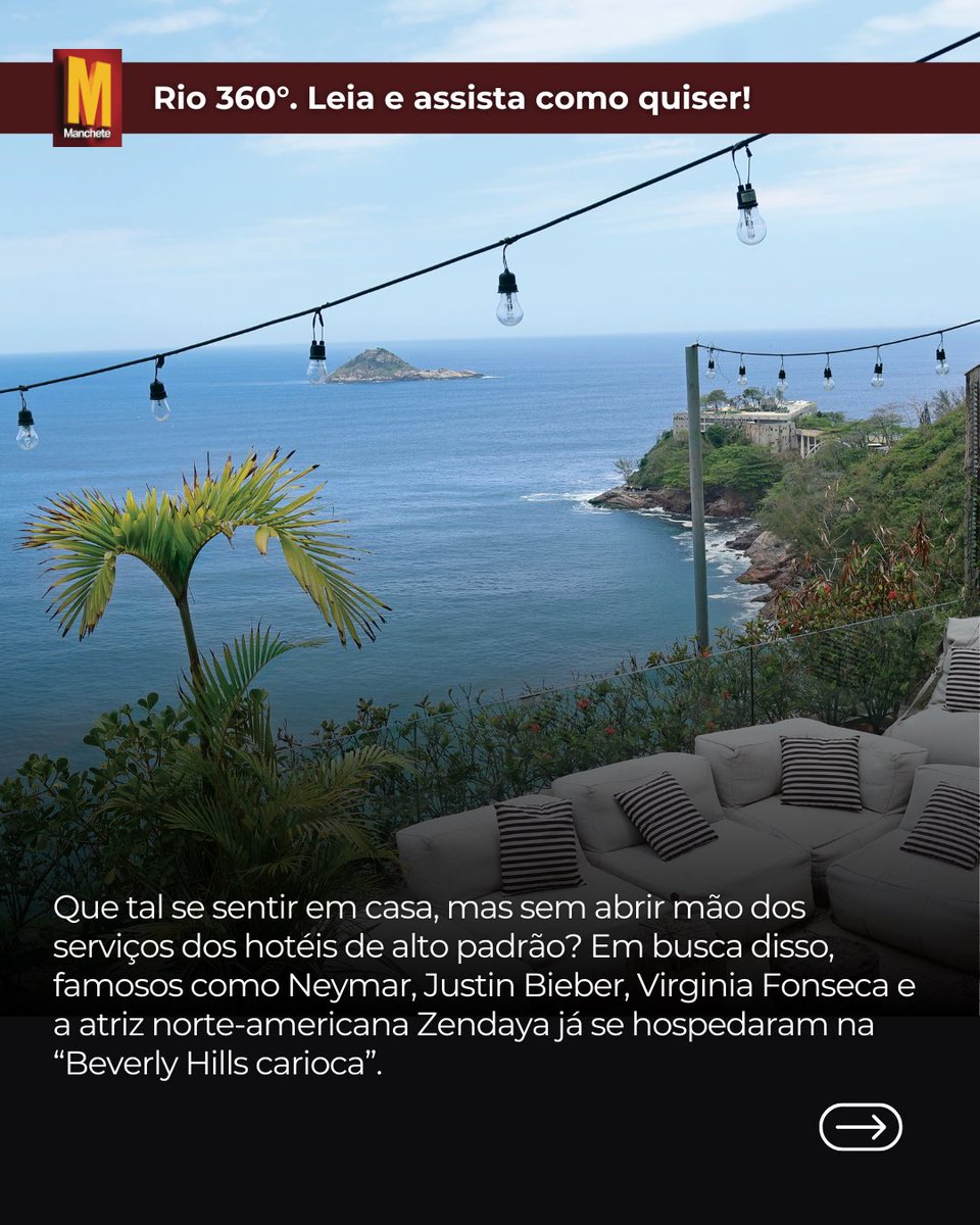 Manchete_360's tweet photo. Visitamos a casa de temporada ícone do Rio de Janeiro, escolhida por muitos artistas e também utilizada como locação para gravação de filmes e novelas.

Confira a matéria completa no nosso site ou Youtube! https://t.co/lOt7Xm9zfv