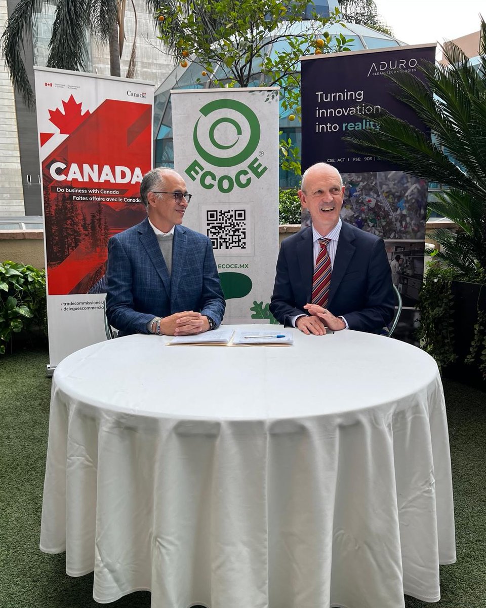 AduroCleanTech's tweet image. ♻️✍️We have signed a multi-year collaboration agreement with @ecoceac—#Mexico’s national private collective packaging management plan for post-consumer PET &amp;amp; HDPE—to evaluate our tech on post-consumer flexible &amp;amp; mixed plastics from across their network.🔗 investors.adurocleantech.com/press-releases…