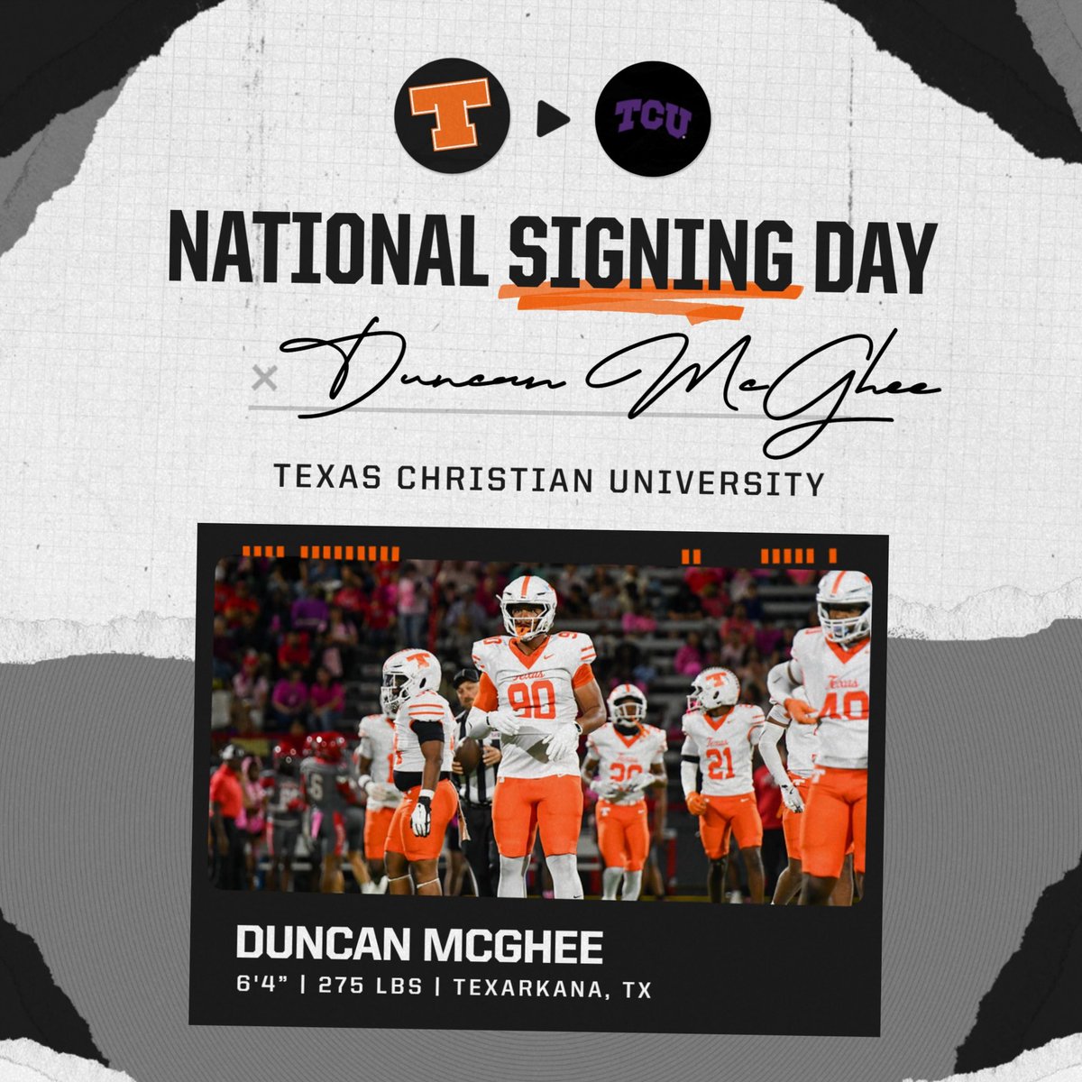 Texas High Tiger Football 🏈 tweet media