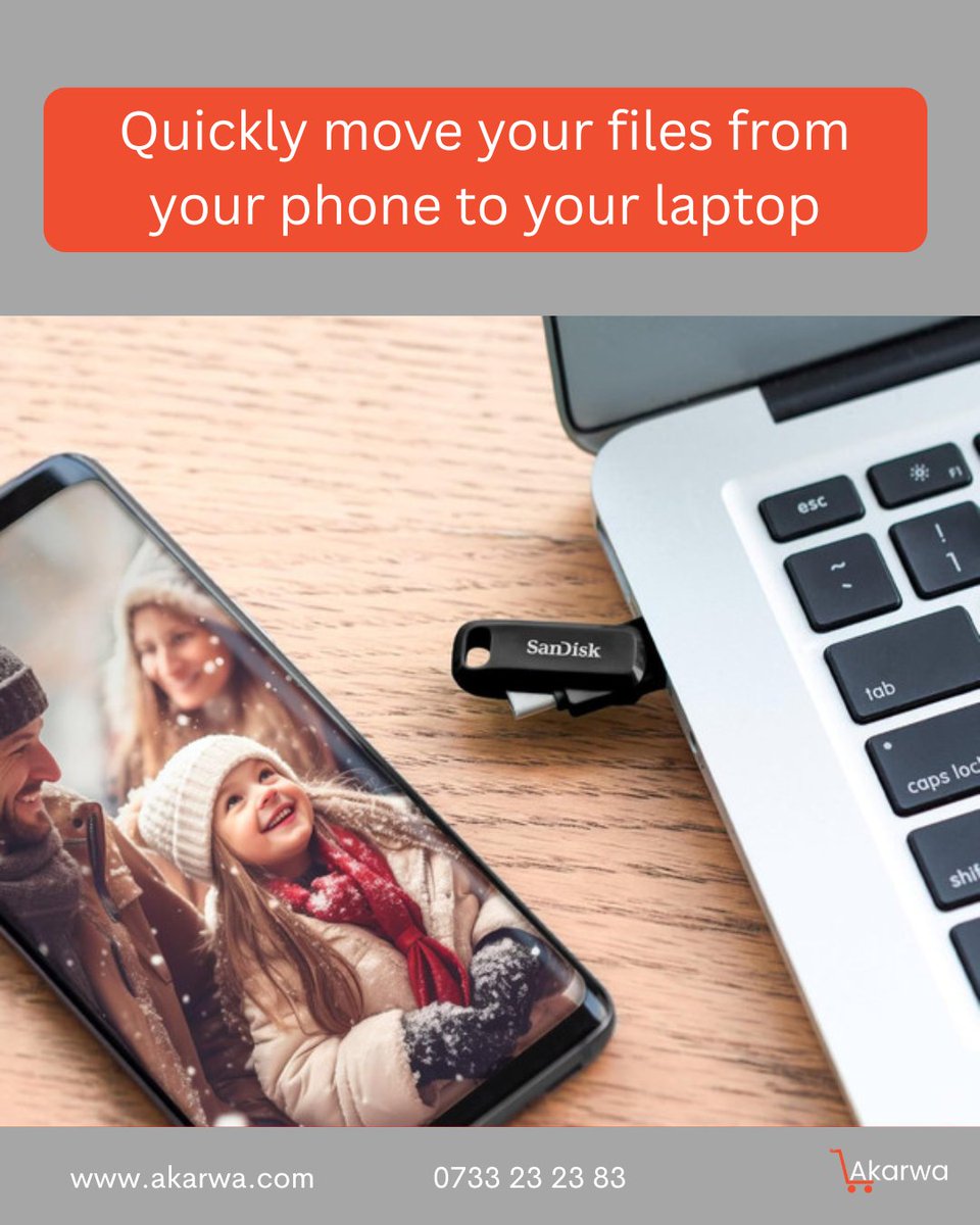 akarwa_store's tweet photo. Level up your storage with the Dual USB Flash Drive 💾✨
Works perfectly with both your phone and laptop—super easy file transfers for work, school, or travel!
Available now on https://t.co/PzKB87mvX8 with Pay upon Delivery + 3 months warranty.
📞 0733232383 | https://t.co/tyaRxHrmwT

#Akarwa #TechEssentials #StorageMadeEasy #KigaliShopping