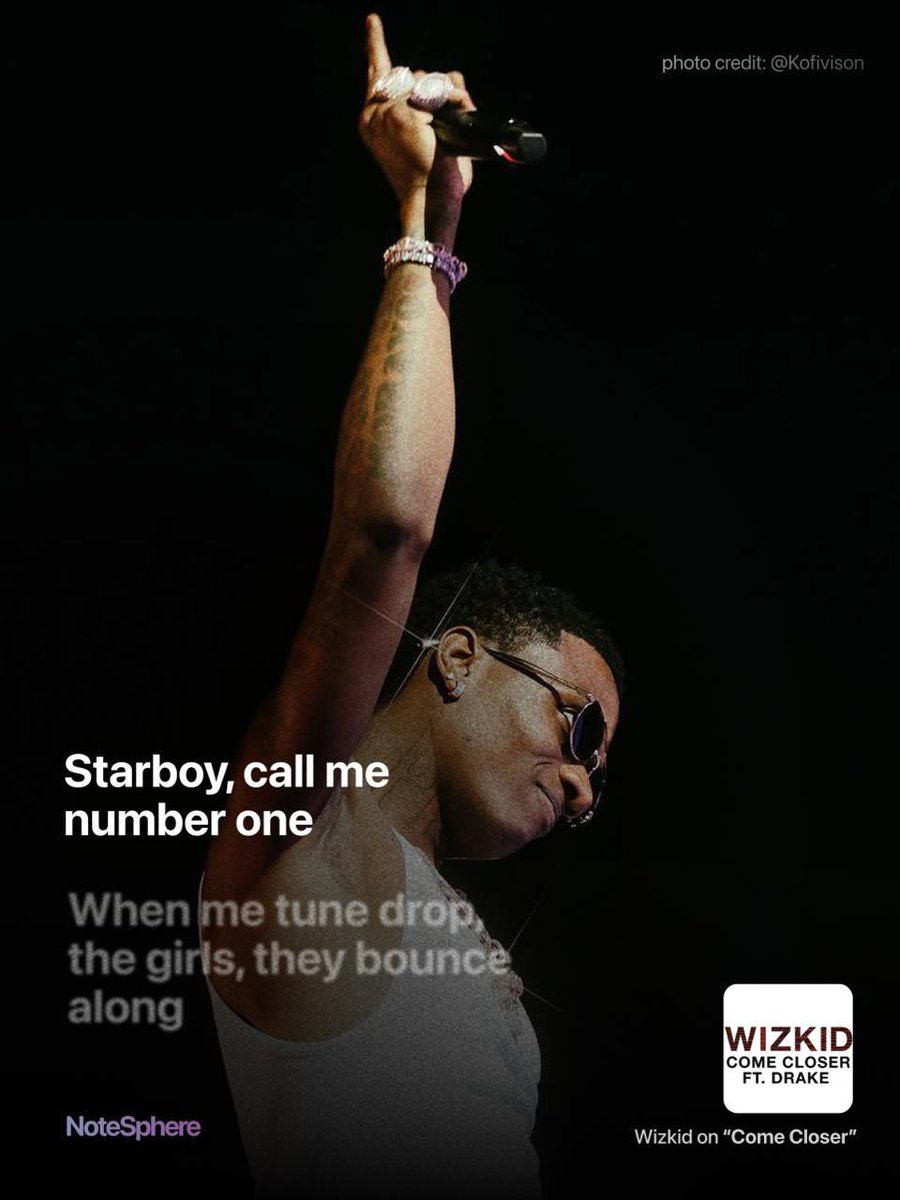 NoteSphere's tweet image. Wizkid (2025)

• Most streamed Artiste on Apple Music Nigeria.

• Most streamed Album on Apple Music Nigeria. 

• Most streamed Artiste on Spotify Nigeria.

• Most streamed Album on Spotify Nigeria.

Number 1 🦅💜.