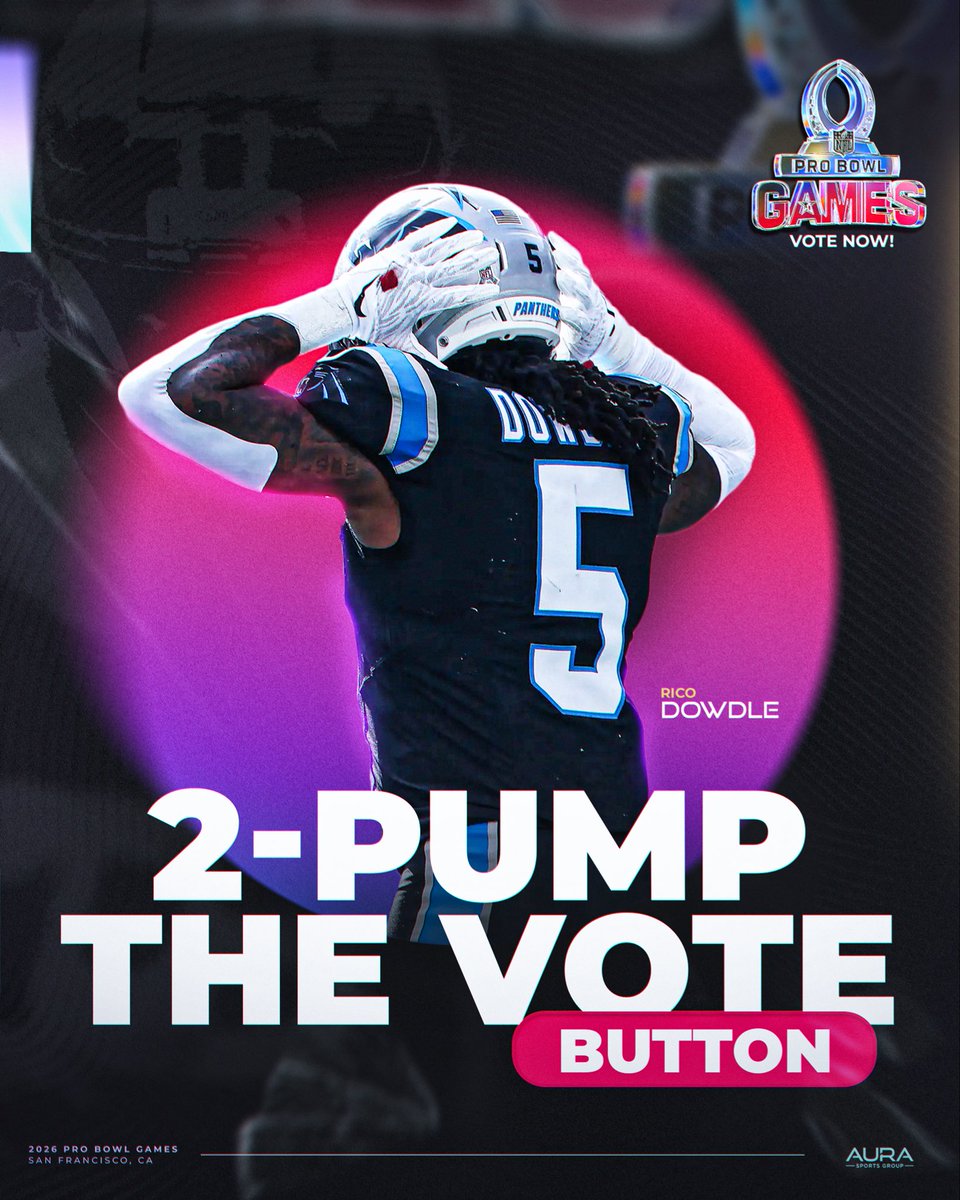 #ProBowlVote Rico Dowdle 🖐🏾