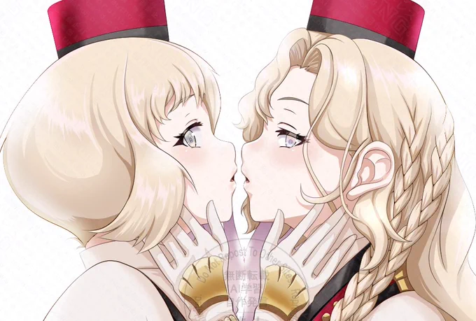 ノルゲ&amp;アイツヴォル、(だいぶ前に)ゲット記念 #艦これイラスト 高画質版(フィルターなし)+未統合PSDデータ: