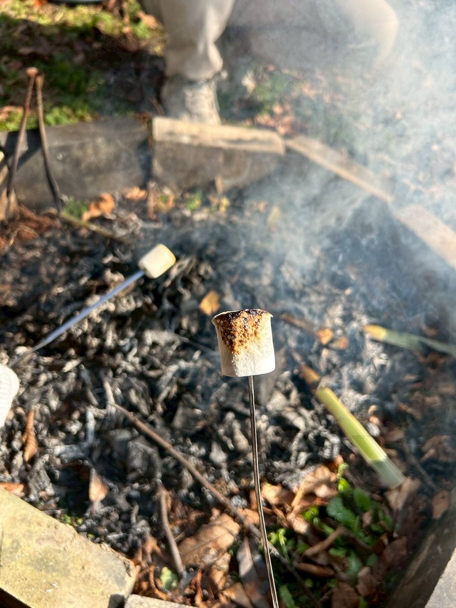 hirotsu_mori's tweet photo. こんばんは🌛

今週の広津は焚き火で焼き芋を焼きました🍠🍠🍠
アイスを乗せたりしながらアレンジしたり、マシュマロまで！！
美味しくて罪深い味…
みんなの楽しそうな顔が見られて良かったです✨

 #広津の杜 #池田町  #広津はいいぞ  #長野大学  #焼き芋 #焚き火 https://t.co/h4DT9m9orX