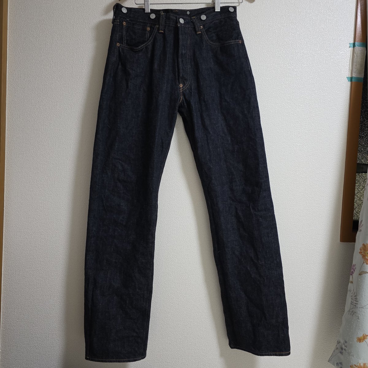 LVC1937モデル日本製W33L34ワンウォッシュフルレングス美品