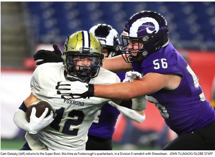 shawtech_sports's tweet photo. Boston Globe: A preview and prediction of the Division 5 Super Bowl: Foxborough vs. Shawsheen https://t.co/rxTCt7Xyls #GoRams https://t.co/uvht7VRLrC