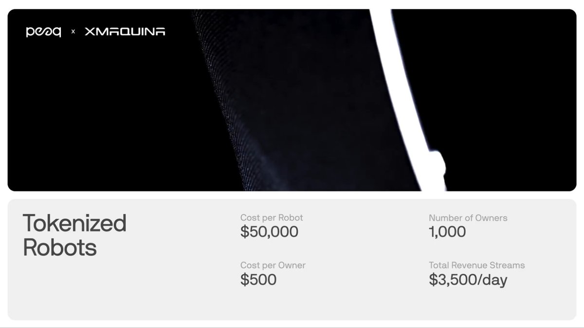 DeFiDecoder_'s tweet image. These are robots that create actual value in the physical world

If you were afraid that automation would push you out of the job market, @peaq might be the solution

Own the robots themselves on the $PEAQ network and earn from their labour