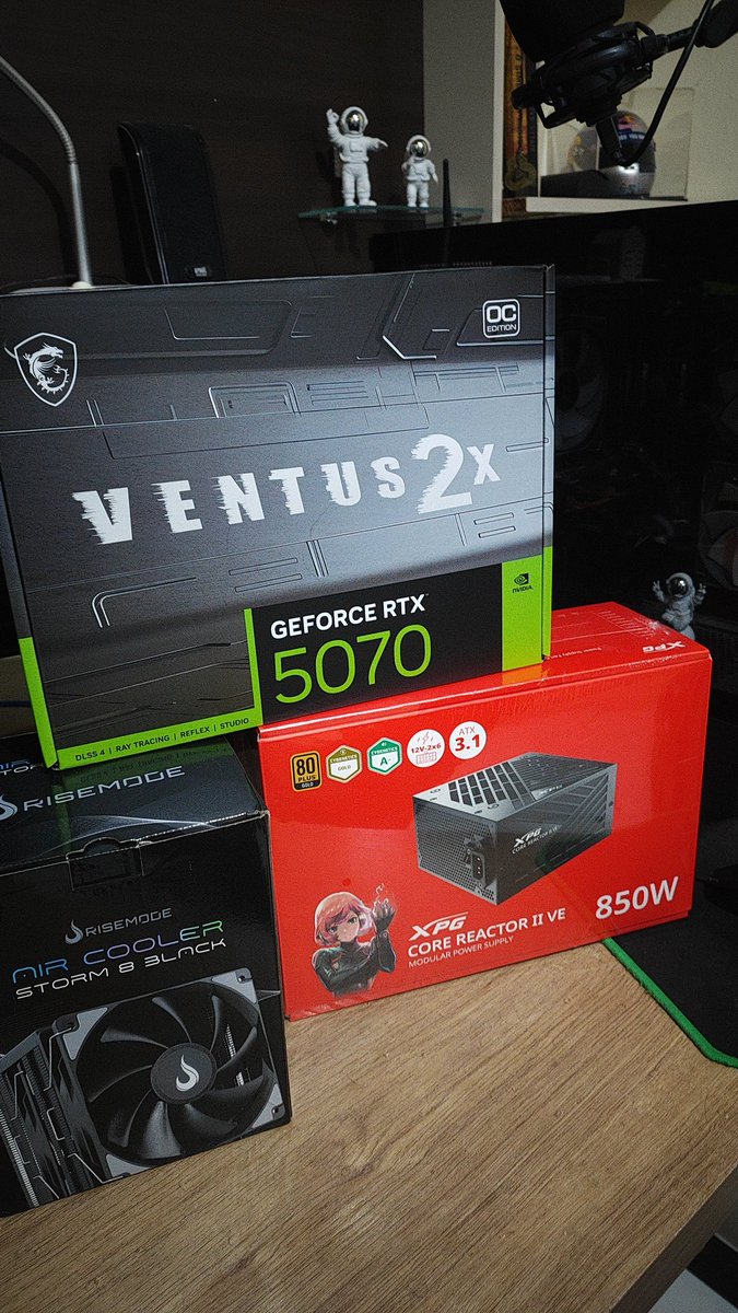 srindeciso's tweet photo. Agora falta só o processador chegar! Valeu @kabumcombr 

#pcgamer #pc #rtx5070 https://t.co/jbaxlBl0KU