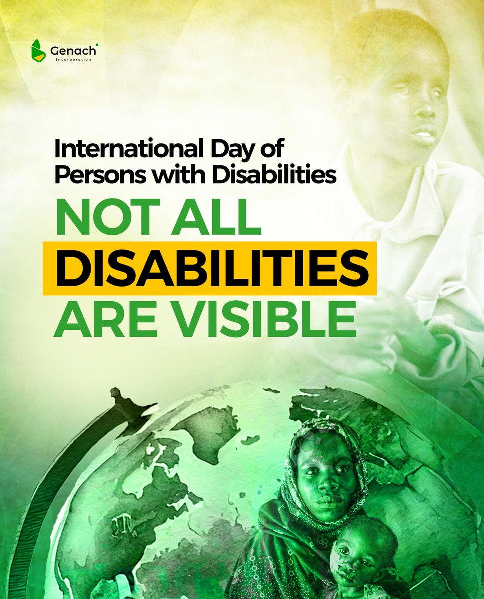 GenachInc24's tweet photo. When we focus on disability, we often miss people's abilities and uniqueness. Disability is part of the human experience, and everyone deserves equal rights and respect.

Today, we also honour invisible disabilities- real struggles you may not see. Choose kindness over judgment. https://t.co/7jQGCOCwH2