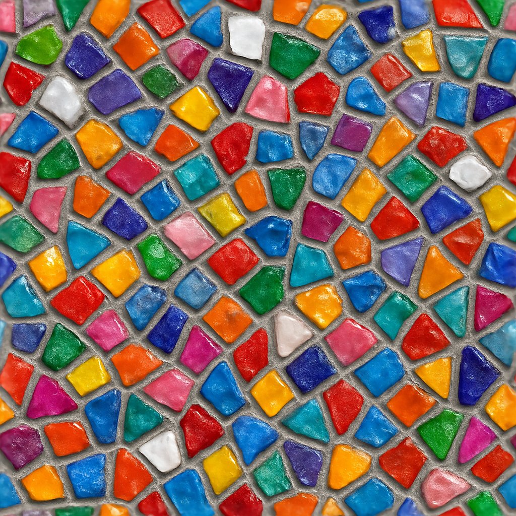 aitextured's tweet image. New seamless 8K PBR texture on AITEXTURED ✨
 Smalti glass mosaic with colorful shards and reflective pieces — perfect for artistic walls, fantasy interiors, churches and stylized environments.
 aitextured.com/textures/seaml…
#freetextures #PBR #3Dtextures #mosaic #glass #blender3d