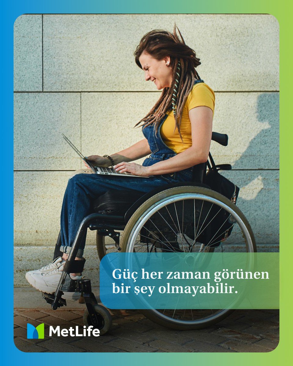 MetLifeTR's tweet image. Her bireyin hayat yolculuğu farklı olsa da değerleri, potansiyeli ve katkısı eşit derecede kıymetli.

Birlikte daha güçlü bir gelecek inşa ediyoruz.

 #DünyaEngellilerGünü #MetLifeTürkiye
