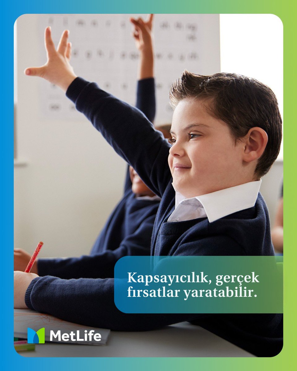 MetLifeTR's tweet image. Her bireyin hayat yolculuğu farklı olsa da değerleri, potansiyeli ve katkısı eşit derecede kıymetli.

Birlikte daha güçlü bir gelecek inşa ediyoruz.

 #DünyaEngellilerGünü #MetLifeTürkiye