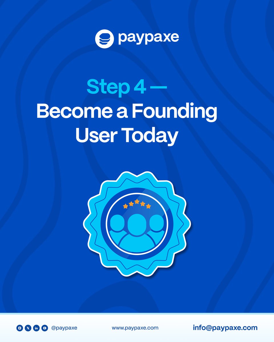 Before Paypaxe launches publicly, here’s how to get in 👇

Click the link below to be part of the movement

 chat.whatsapp.com/GNwq10gXZh7Ge3…