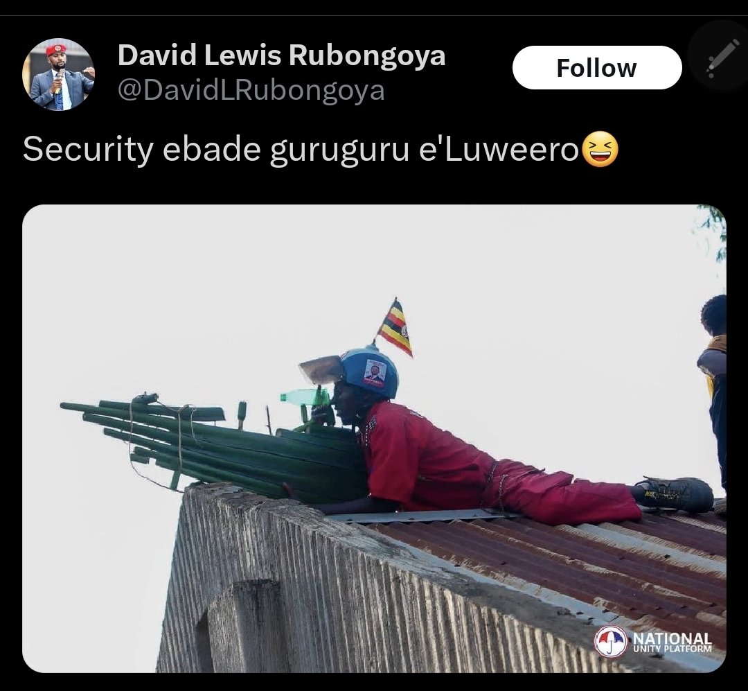 He calls himself, a leader. What kind of leader are you when you're misleading young people? Are you in political campaigning or promoting terrorism? 

Lewis, behave and stop this nonsense. You can do better. Why are you using innocent Ugandans in your foolish activities?