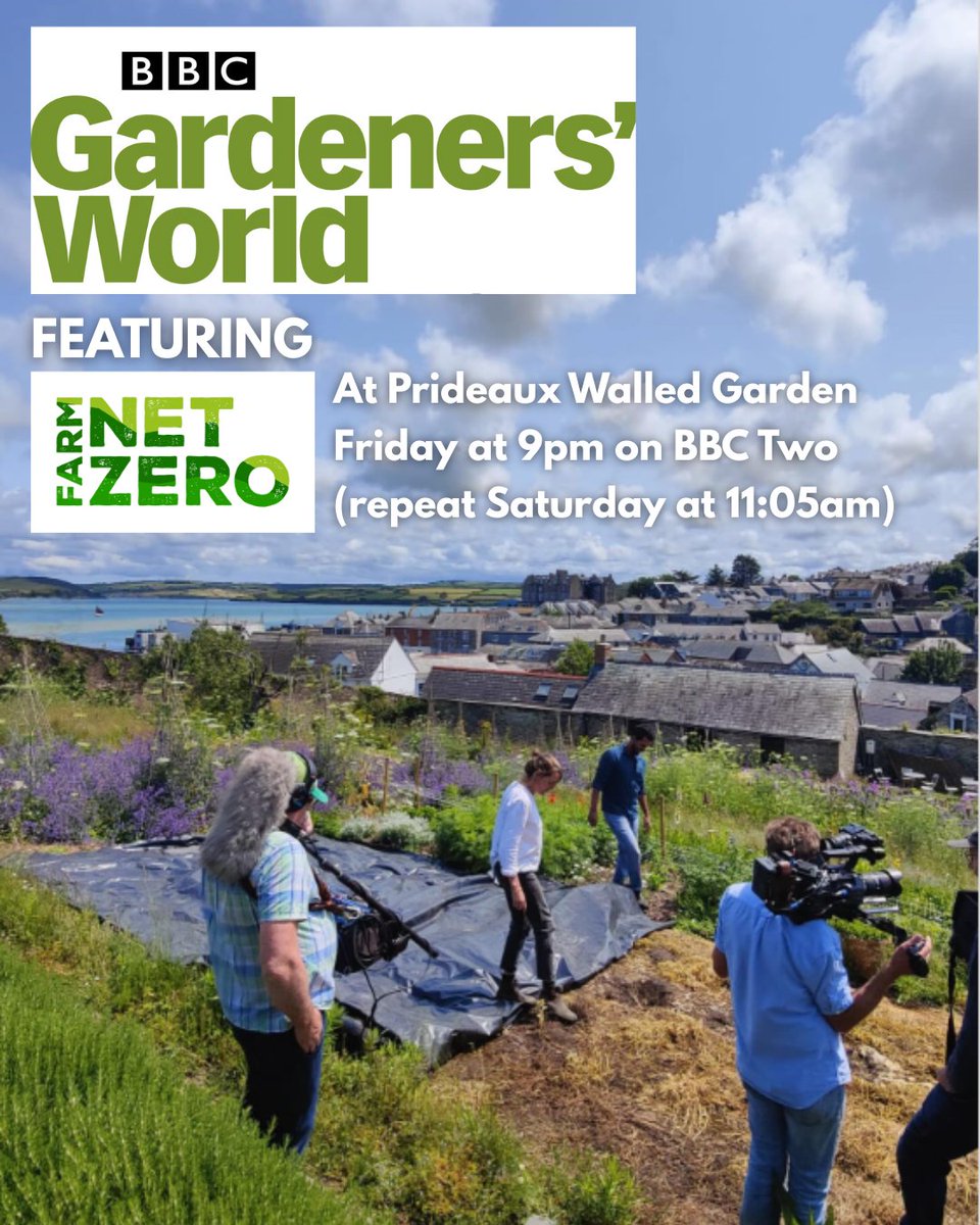 FarmCO2Toolkit's tweet photo. We're excited to share that the Farm Net Zero project is featured on BBC Gardeners’ World this Friday at 9pm on @BBCTwo!

Filmed at Prideaux Walled Garden in #Padstow, the segment highlights #FarmNetZero’s #SoilHealth and #Compost work. 

👀FNZ project https://t.co/ovpcKcOBik https://t.co/TkWKlE7tnp