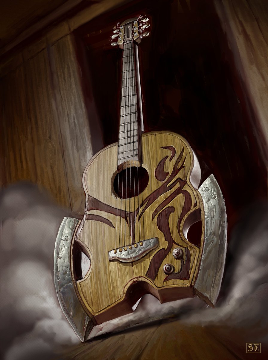 Ready to defeat evil with music! 🎶🪓

#dnd #mtg #ttrpg #fantasyart #gameassets #items #dnd5