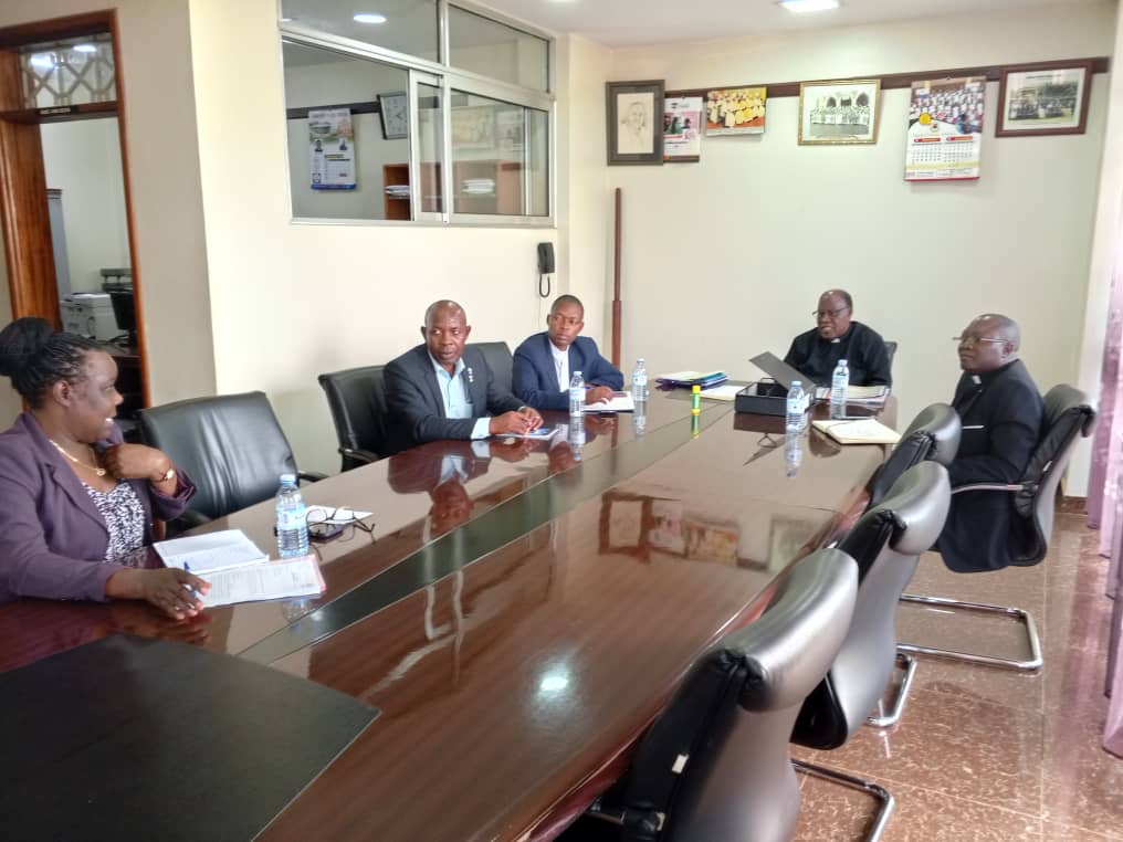 Photo!Some members of the Kasese Diocesan Uganda Martyrs Celebrations  Organising Committee held a meeting today in Kampala with the Episcopal Conference team led by the Secretary General.They will later proceed to the Kampala launch at Sheraton Hotel this evening.
#KGRUPDATES