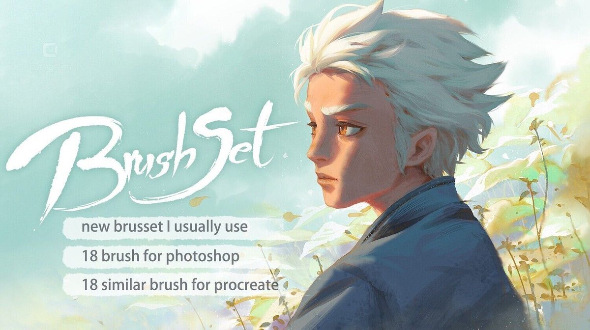 Cubebrush's tweet image. In need of new brushes for your next project? Check out Dao Le’s brush set on Cubebrush and start experimenting with different styles. buff.ly/Yk1a3cW

#digitalart #arttutorial #howtodraw #fantasyart #artclass #photoshop #art #artwork #speedpaint #artist #design