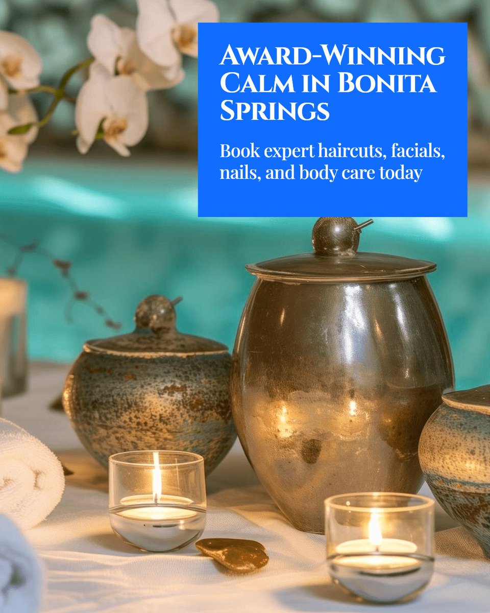 bonitasoasis's tweet image. Bonita Springs' award-winning oasis of calm. Expert haircuts, facials, nails &amp;amp; body therapy. Our skilled team delivers personalized care. Book your escape today. #Headspa #Bestsalon #Bestfacials #Bestnails

Reserve your time now oasissalonandspa.biz