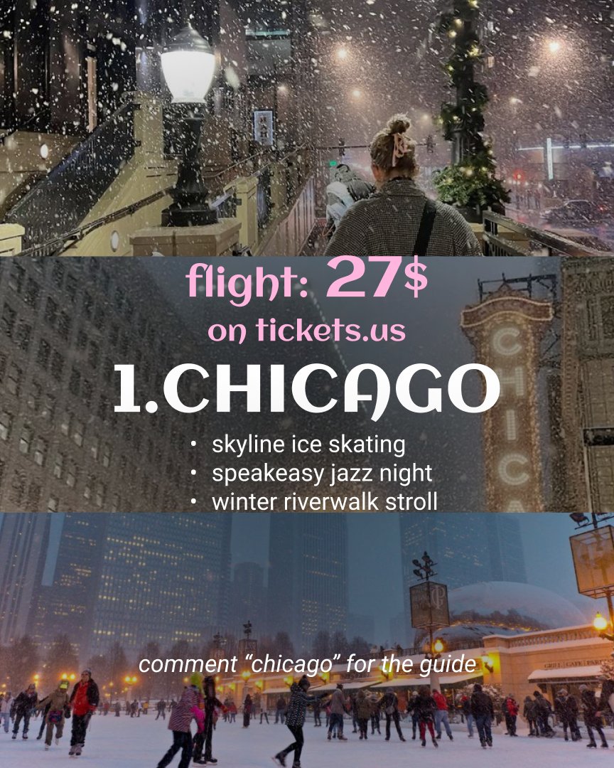 If your life were a Christmas movie, it would start right here.
Fly from the New York — with fares starting at just $49!
Cozy corners, warm drinks, winter lights — and a little miracle in every moment, without overspending.
📲 Book now on tickets.us and start living
