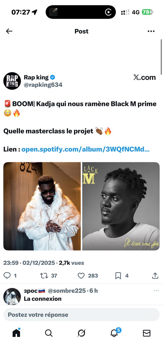 BLACK.M tweet media