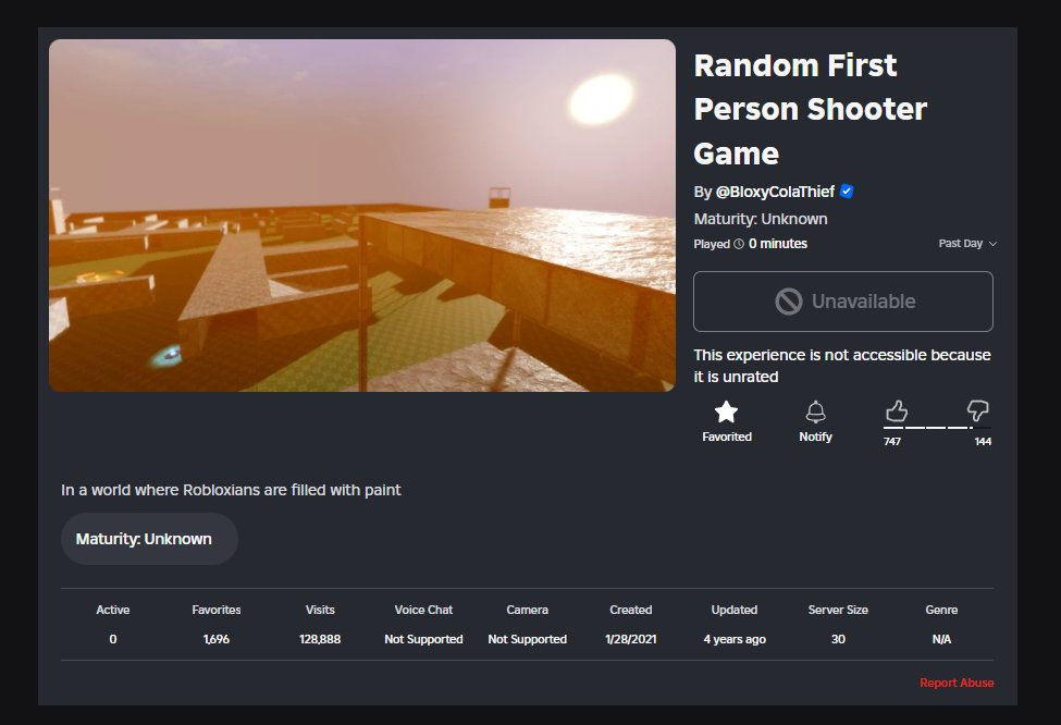 Yo <a href="/ThiefCola/">Bman</a> one of your games is currently down