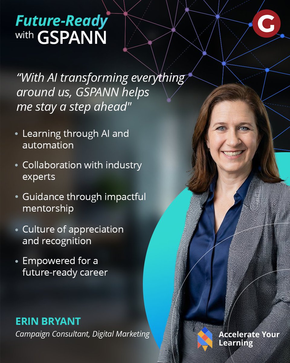gspanntech's tweet image. My journey at GSPANN has been filled with learning, collaboration, and growth. Grateful for the culture, recognition, and opportunities that keep me future-ready and inspired every day.

#FutureReady #GSPANN