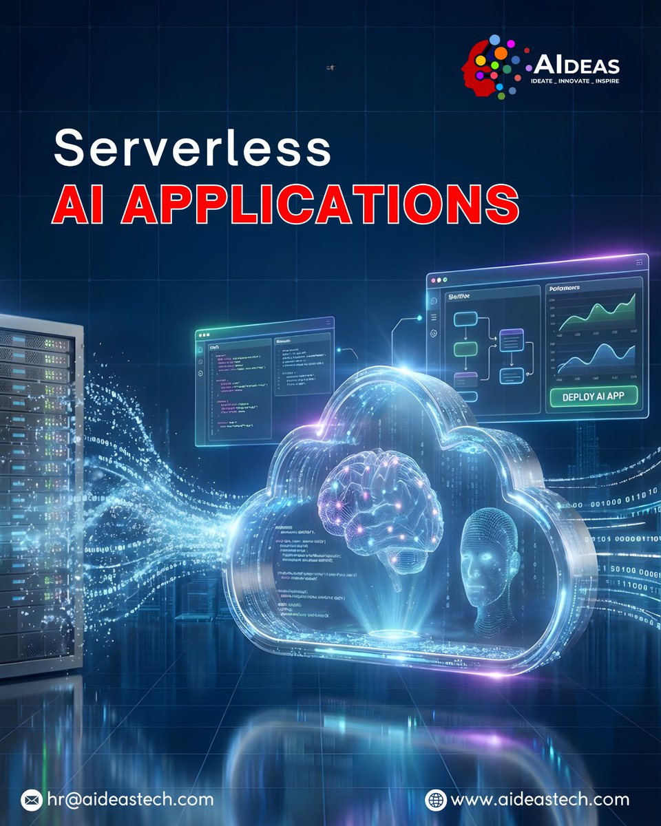 AIdeastech's tweet image. Serverless AI is redefining how modern applications are built. No servers to manage. No complex infrastructure. Just pure intelligence that scales automatically—exactly when you need it.

#AIdeasTech #ServerlessAI #ServerlessComputing #FutureOfAI #ScalableTech #CloudInnovation
