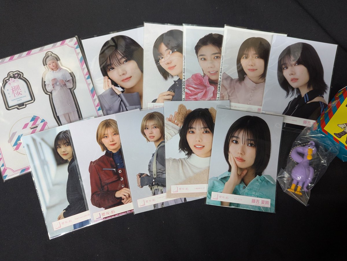 💫新入荷情報💫 #櫻坂46 #藤吉夏鈴 ちゃんの アクスタ、生写真入荷しま