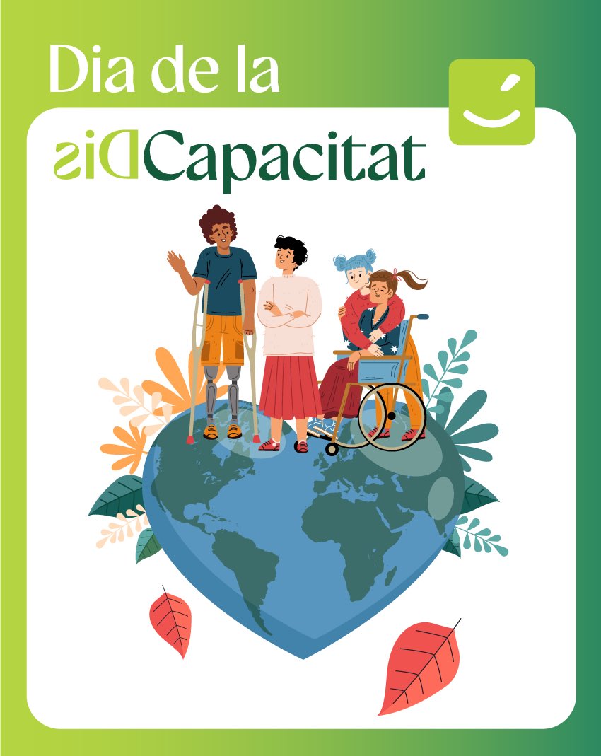 ✨Avui, #DiaInternacionalDeLesPersonesAmbDiscapacitat reafirmem el nostre compromís amb l’acompanyament integral amb les persones 
amb #DiscapacitatIntellectual i les seves famílies. Una societat inclusiva 🫶 és aquella on cada persona pot créixer, aprendre i estimar. 💙