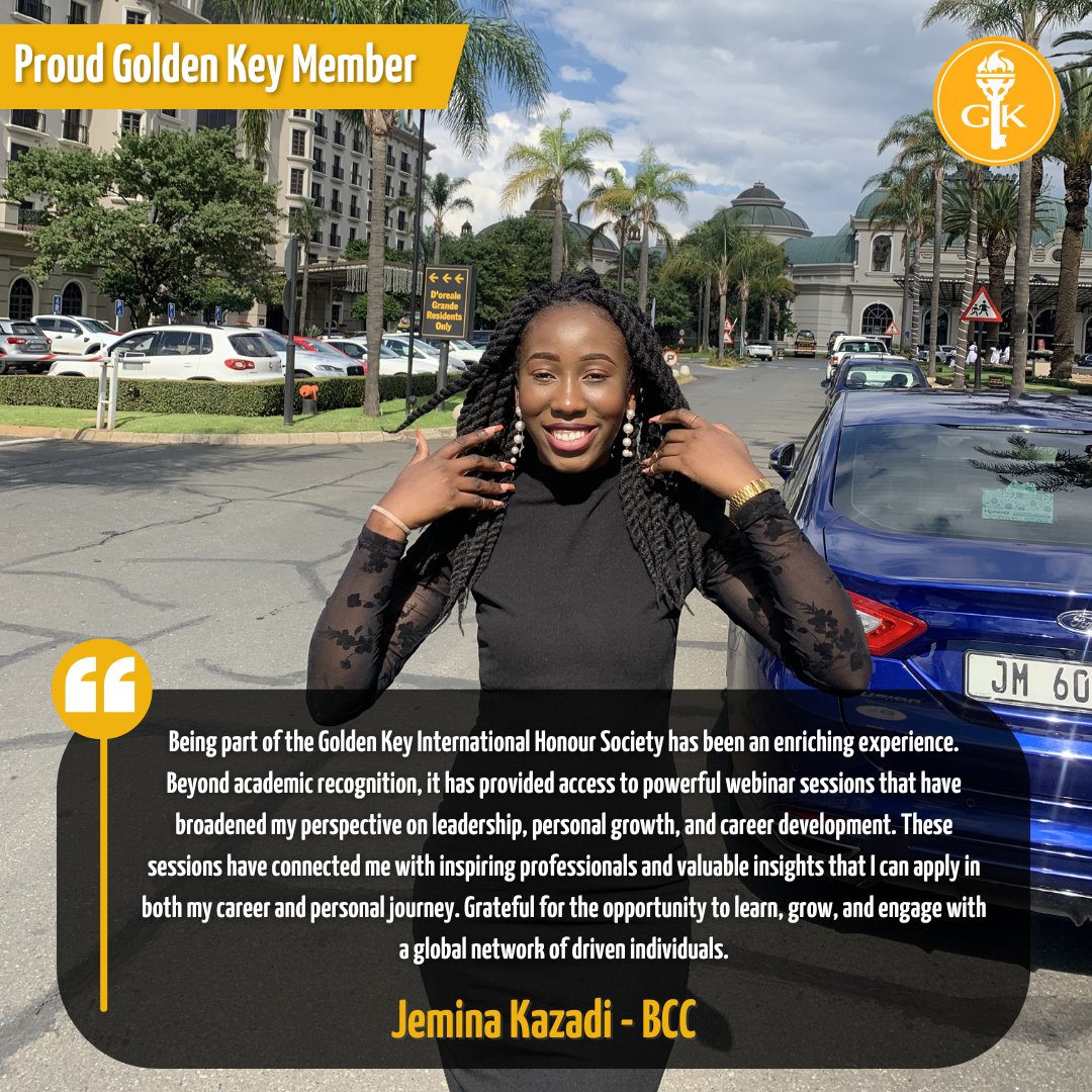 Celebrating our members is at the heart of Golden Key. Hear what they have to say about their GK experience!

#yesGK #proudGKmember