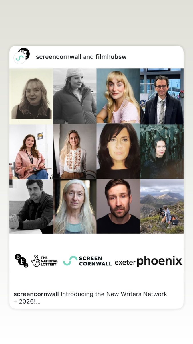 So so so so happy 🥰 <a href="/ScreenCornwall/">Screen Cornwall</a> <a href="/BFI/">BFI</a> <a href="/FilmHubSW/">Film Hub South West</a>