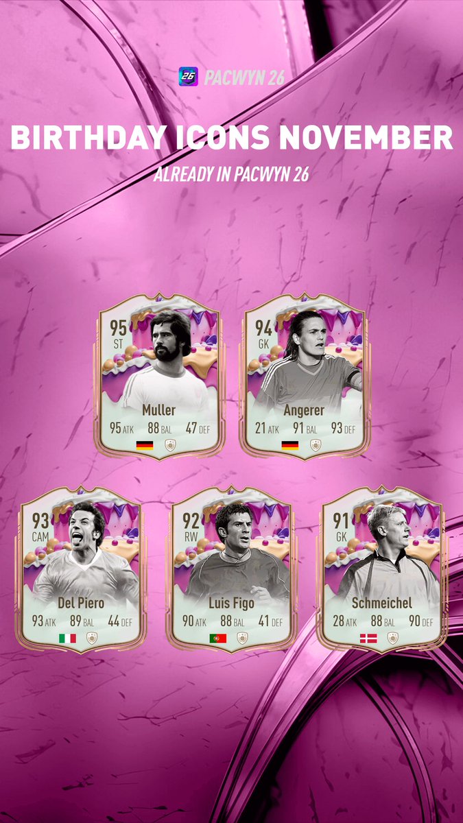 pacwyn_dev's tweet image. The latest Birthday collection ❤️