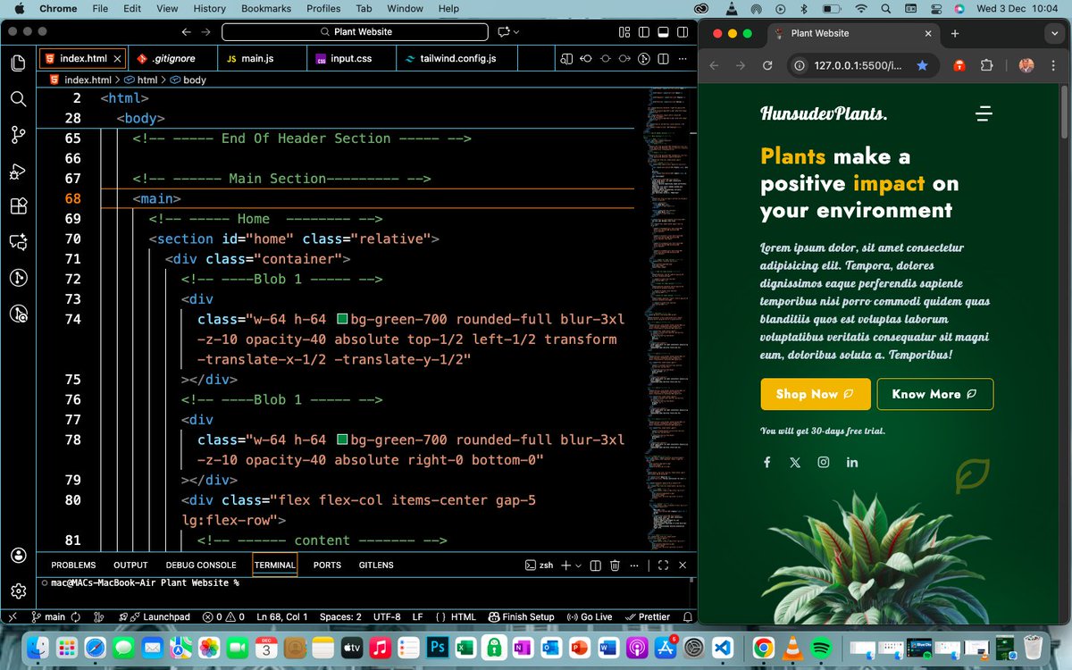 Hunsudev's tweet image. Tailwindcss is a game changer agreed... but then it makes my code look messy... I prefer using the regular css but it is what it is #hunsudev #happyCoding