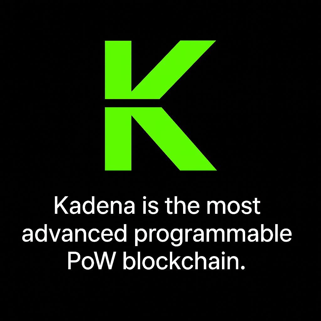 KDA Today:

• Market cap ≈ ridiculously low (meme-level).

• Technology ≈ absolute elite of programmable PoW.

• Competition in its category ≈ 0.

• Post-fork narrative ≈ rebirth + real community + DAO + Foundation. When liquidity returns, what usually happens?

If the