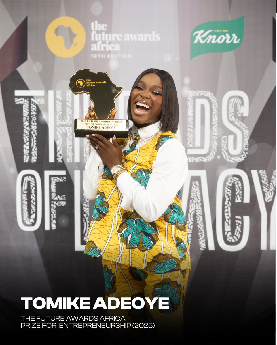 TFAAfrica's tweet image. Nearly a month later, and these faces from the Winners Corner remain unforgettable.
These are the honourees building what’s next for Africa breaking barriers, shaping industries, and setting new standards.
 #TFAA19 #TheFutureAwardsAfrica #ThreadsOfLegacy