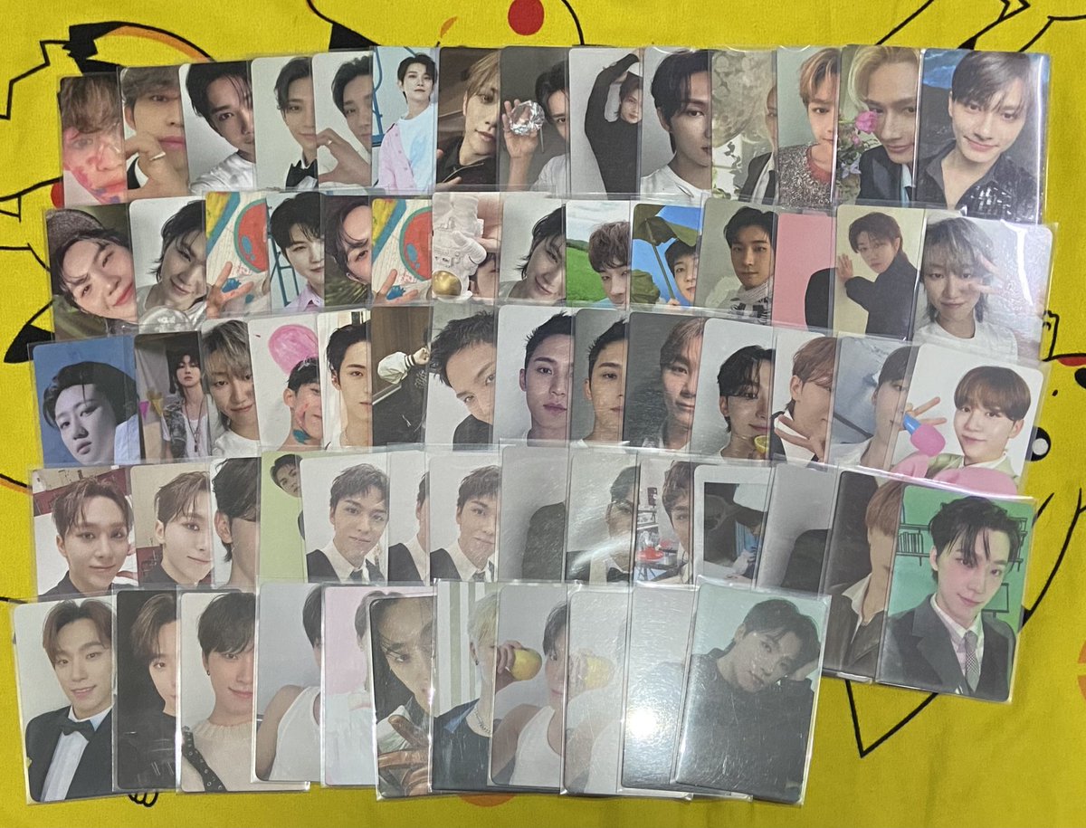 ᝰ.ᐟ wts lfb ph | #sam_resellz

୨୧ SVt Photocards
 ⋮ ₱ 75 ea
 ⋮ onhand, x sensi
 ⋮ gcash, jnt, payo

› reply/dm to claim .ᐟ
› prio pairing sc, ww, mg w other mem .ᐟ

𖦹 seventeen scoups joshua jun woozi wonwoo the8 dk mingyu seungkwan vernon dino