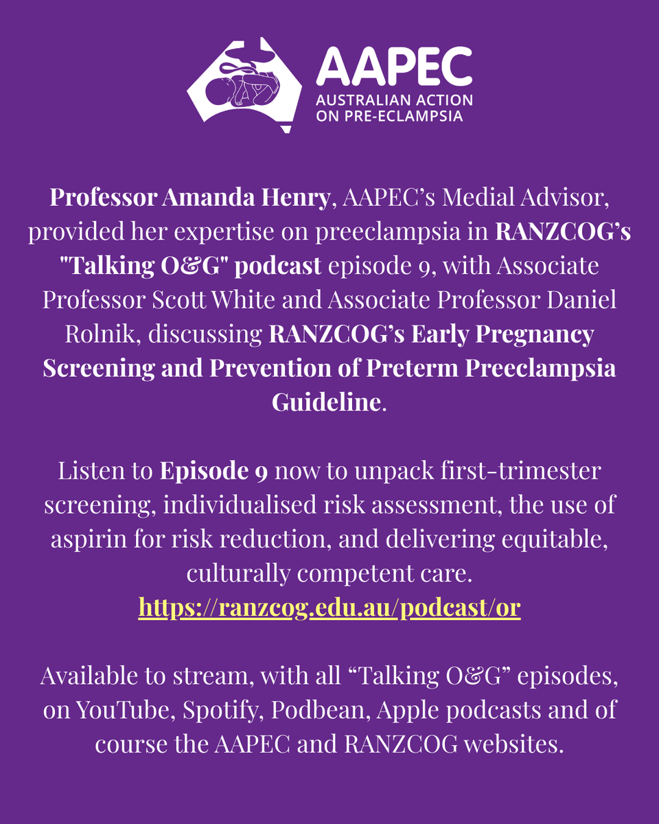 Australian Action on Preeclampsia tweet media