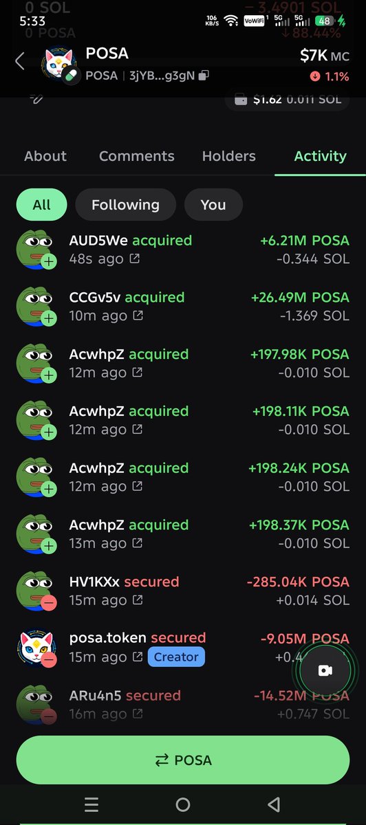 PosaTokenDev's tweet photo. Creator is OUT!
Community take over after 2 hours. 🚀🚀🚀
GMT8 8PM to be exact! 
Dev will be live on PumpFun to witness the chart! 📈📈📈
Dex boost 10x on sched. 
Ready to launch!!! 📣💸

#PosaCTO #PosaToTheMoon #LFVPosa #FlyHighFelineEra #SolanaMeme https://t.co/stjMw0QSA6