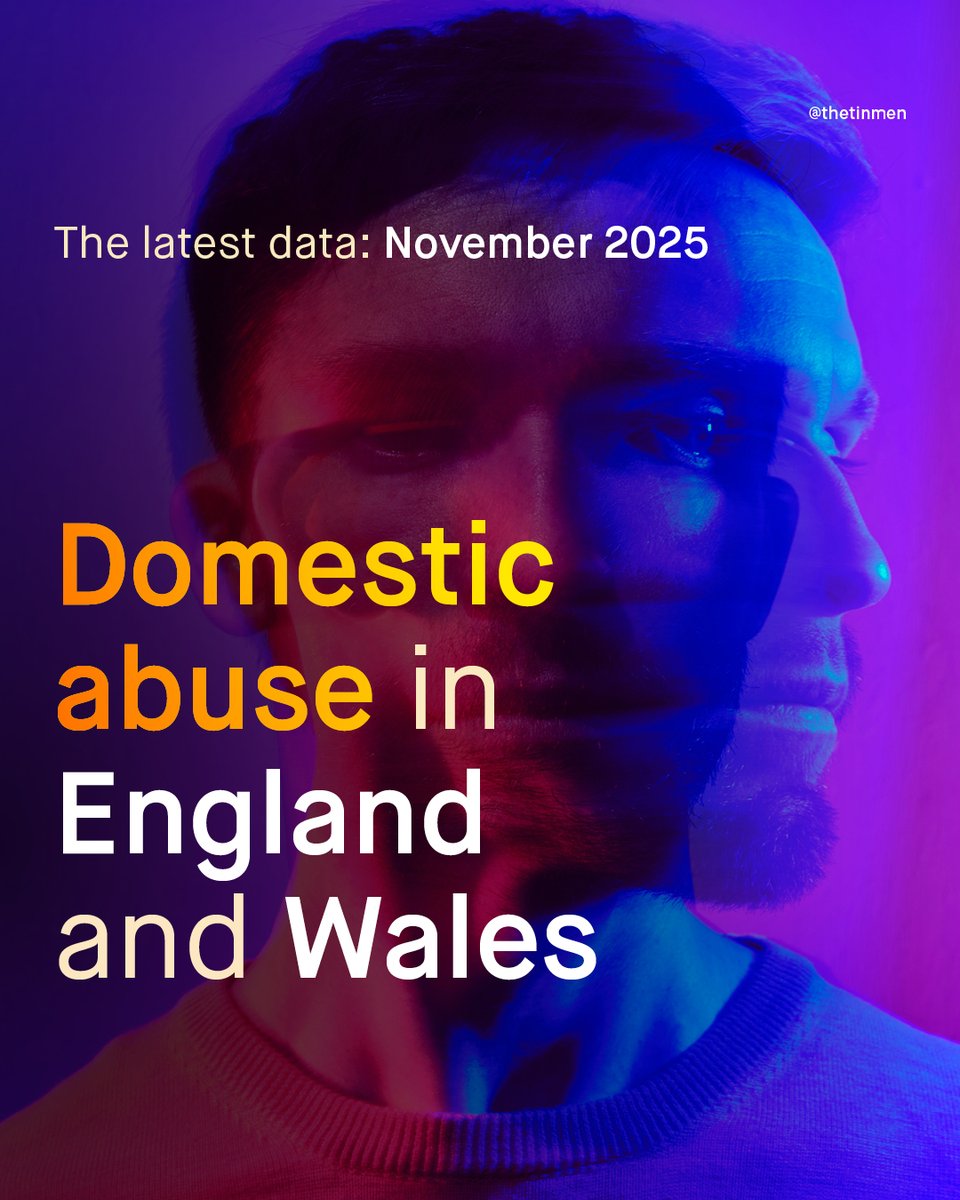 TheTinMenBlog's tweet photo. Last week the ONS released their latest data on domestic abuse in England and Wales, this time using their new enhanced and expanded survey.

It found –
41% of domestic abuse and 51% of current partner abuse was against male victims, with boys aged 16-19 the most at risk to both. https://t.co/C1dEdaLKaB