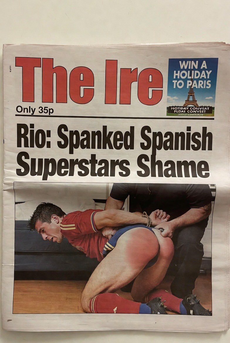 Hot off the press 

#GaySpanking #GayKink #MaleWedgie