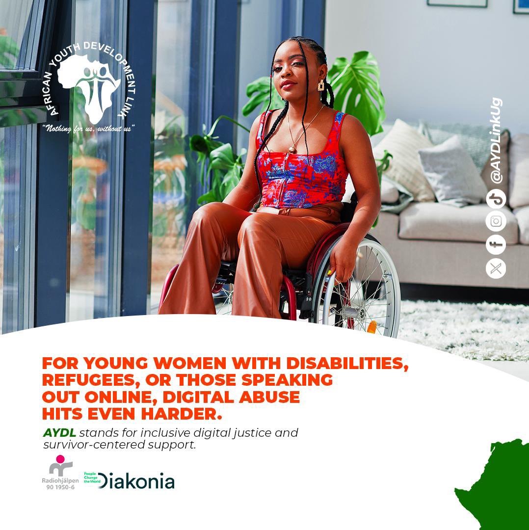 Digital abuse doesn't hit everyone the same. For young women with disabilities, refugees, and online activists, the harm is magnified.

We stand with young women with disabilities, refugees, and brave voices online for inclusive digital justice. 

#16DaysOfActivism2025 #Aydl