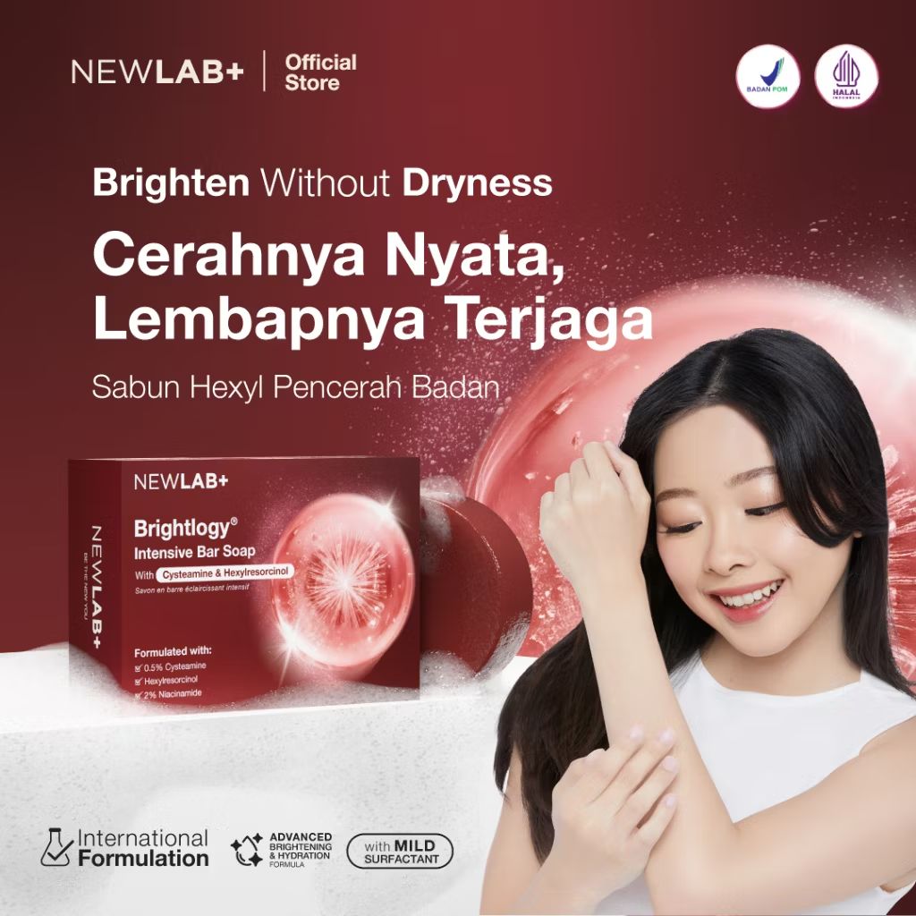 ErwinPratama87's tweet photo. NEWLAB Brightlogy Intensive Ultimate Soap Bar - Sabun Badan Memutihkan &amp;  Mencerahhkan, Meratakan warna kulit dan lembap.
Cek detailnya 👇  https://t.co/JxcvYTdpmO

#newlab
#Brighten 
#bodysop
#cerahnyanyata https://t.co/aYcN3m0TUL
